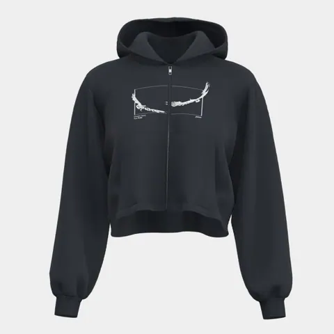 MIMETIC TOP ZIP-UP HOODIE · 903148